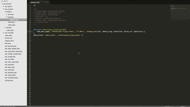 สร้าง menu ให้ plugin ในหน้า admin - สอน สร้าง Plugin Wordpress смотреть онлайн