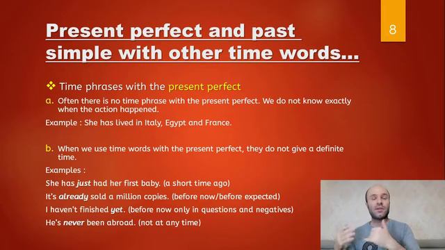 Present perfect tense of English Grammar with examples. смотреть онлайн