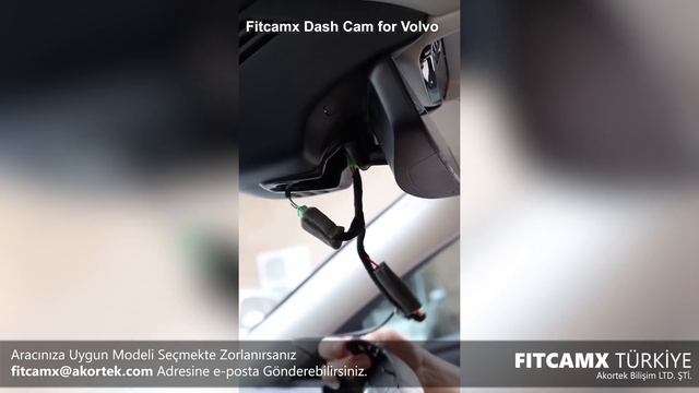 Fitcamx Volvo S90,XC60,V90,XC40,XC90  2016-2022 4K Kamera Kurulum