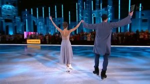 Роман Костомаров и Валерия Ланская в финале проекта "Ледниковый период. Снова вместе"