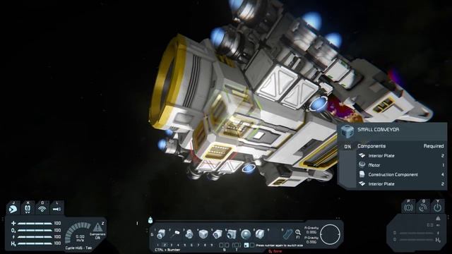 Space Engineers - starter asteroid miner (vanilla) - build tutorial !OUTDATED! смотреть онлайн