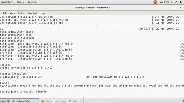 How to Install and configure Zabbix on Oracle Linux 7 Steps 2 MariaDB and PHP installation смотреть онлайн
