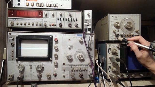 Входное сопротивление осциллографа С1-75 с ПВЗ-1. смотреть онлайн