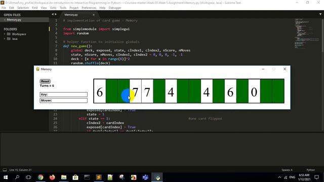 Memory Game | Using Python смотреть онлайн