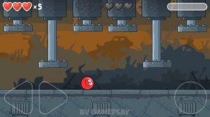 Red Ball 4 - All Bosses - Beating All Bosses (No Damage)
