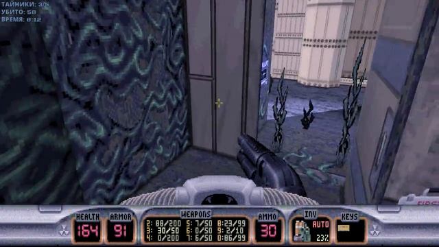 Duke3D 3-3 Затопленная местность (все секреты)(all secrets) смотреть онлайн