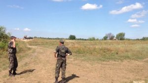 Залп установки «Град». Полигон «Ясный». Гуково