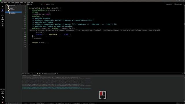 QT C++ TUTO Signals & Slots смотреть онлайн