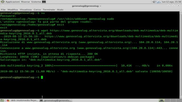 Debian 10 Buster amd64 con MATE - Parte 2 - deb multimedia Repository смотреть онлайн