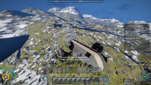 Space Engineers - Dingo B - Atmo/Thrust Vector Ship (WIP) смотреть онлайн