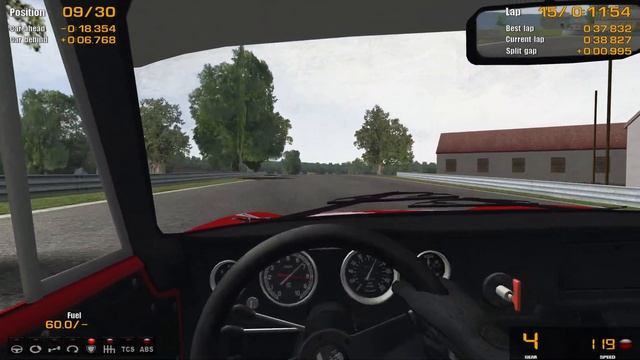 Shovas vs Ingliston Short 1987 in the 1972 Alfa Romeo Giulia 1300 GTA Driver's-Eye (GTR2 Edition) смотреть онлайн