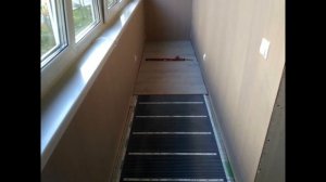 Доделываем брошенную лоджию. Клеим панели МДФ на гипсокартон. Столешница и откосы из ЛДСП.