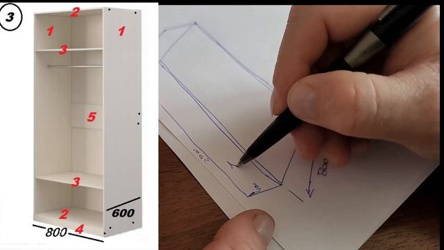 УГЛОВОЙ ШКАФ. Как рассчитать и сделать. смотреть онлайн