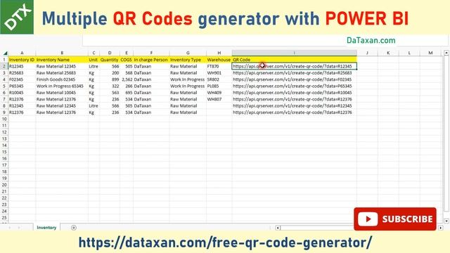 Generate multiple QR Codes with POWER BI - Build online QR generator with ChatGPT - AI Chatbot смотреть онлайн