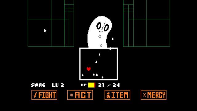 First Boss! Napstablook - Undertale #1 смотреть онлайн
