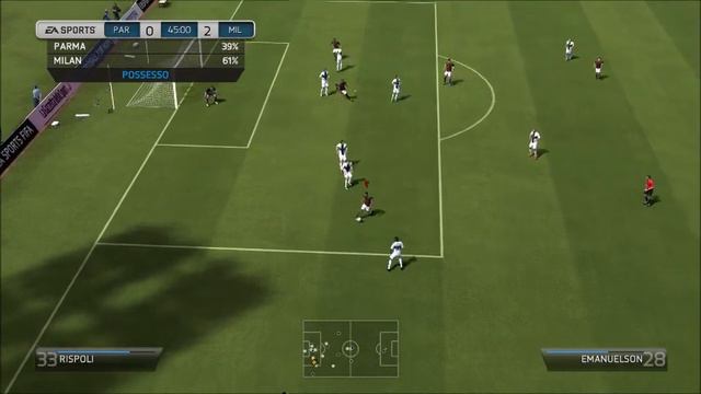 FIFA 14 | Parma vs AC Milan - Kaká - Robinho - Balotelli - Serie A 2013/2014 Gameplay смотреть онлайн