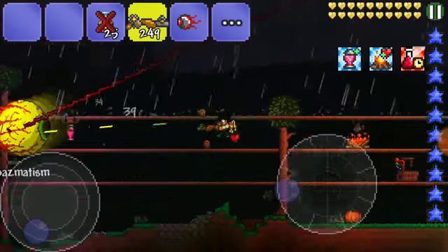Terraria Twins clockwork assault rifle with ichor bullets no armor and no buff potions смотреть онлайн