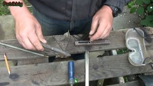 Самодельный шпингалет на садовую калитку