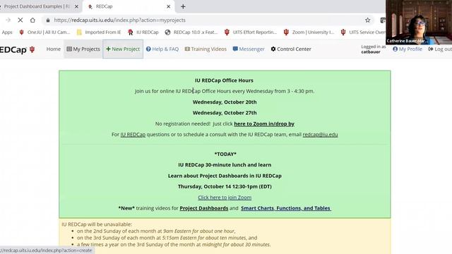 IU REDCap: Project Dashboards смотреть онлайн