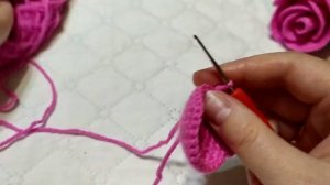 Большая роза крючком. Часть 1.