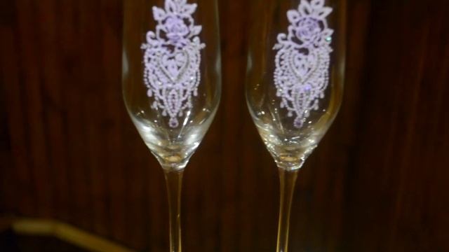 Бокалы ручной работы. Бокалы с розписью смотреть онлайн