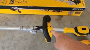 REVIEW DEWALT 20V Max 14» String Trimmer DCST922B Cordless Weed Eater   I LOVE IT!