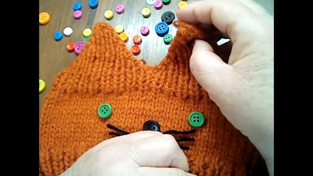 Детская повязка на голову (котоповязка). смотреть онлайн