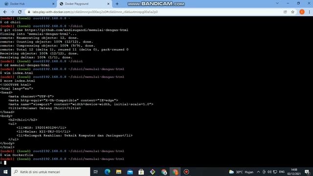 Membuat Container (Docker) Image Mandiri di Play With Docker смотреть онлайн