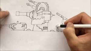Как нарисовать КВ-6 из Мультики про танки How to draw KV-6  #кв-6 #ратте #морок