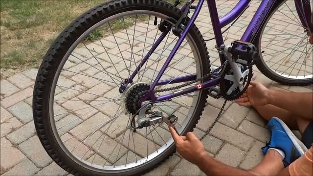 How To Put A Bike Chain Back On-EASY Tutorial смотреть онлайн