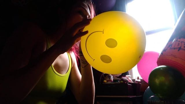 Balloon Nail Pop Untying Old Balloons