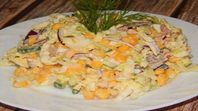 САЛАТ С ТУНЦОМ И ПЕКИНСКОЙ КАПУСТОЙ_ ОЧЕНЬ ПРОСТО И ВКУСНО смотреть онлайн