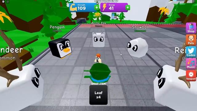PUXANDO AS COISAS MAIS PESADAS DO ROBLOX PARA ALCANÇAR A FORÇA MÁXIMA (Super Strong Simulator) смотреть онлайн