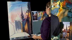 Вебинар по живописи от Ольги Базановой - "Таллин". Пишем маслом