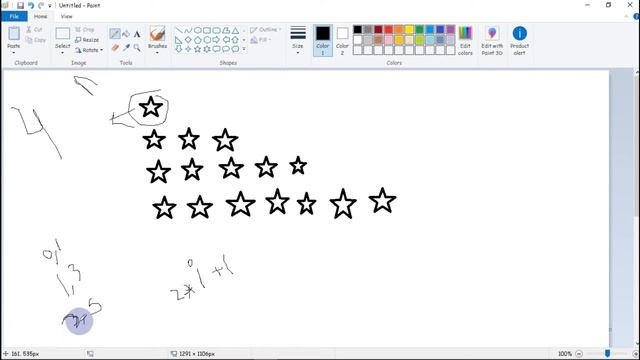 #2 Printing Stars '*' in triangle Shape | Pattern Program Python смотреть онлайн
