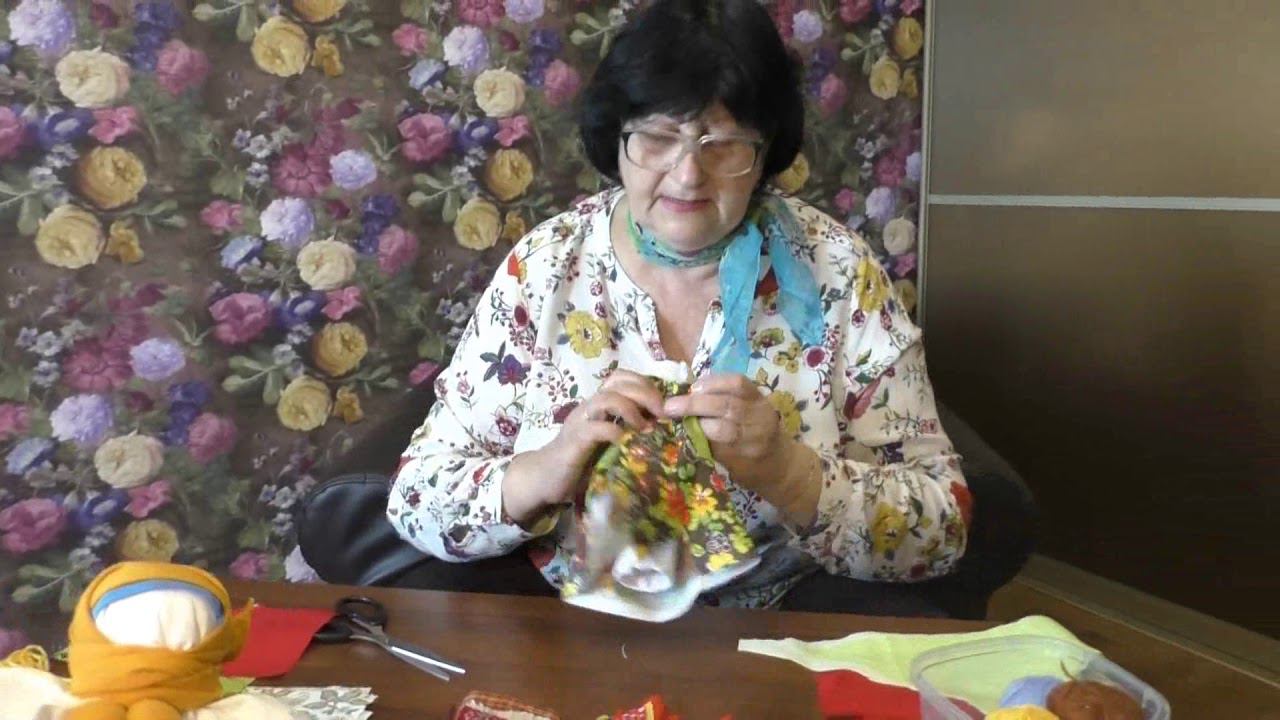 Создание народной куклы "Городская барышня" смотреть онлайн