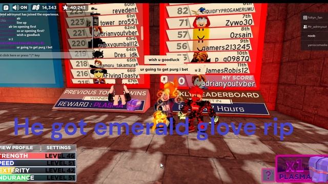 Roblox Boxing League unboxing plasma chest with my duo teamate смотреть онлайн