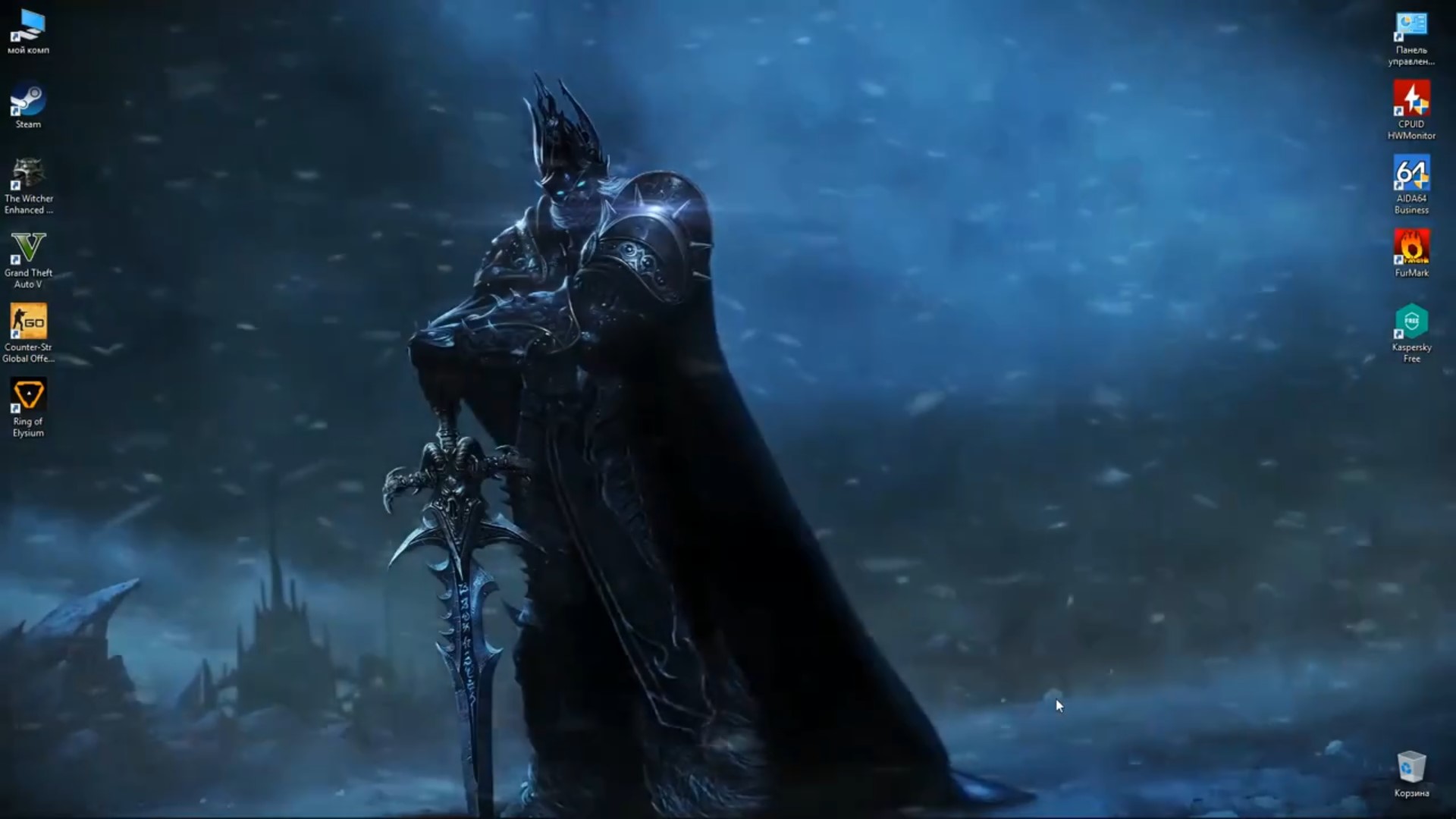 World of Warcraft-Artas Тема на рабочий стол.