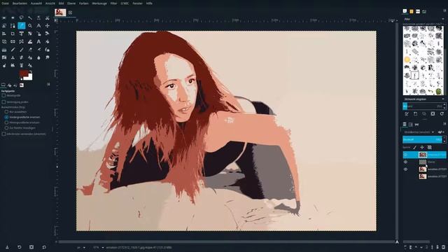 Splatter Effekt – Gimp 2.9 смотреть онлайн