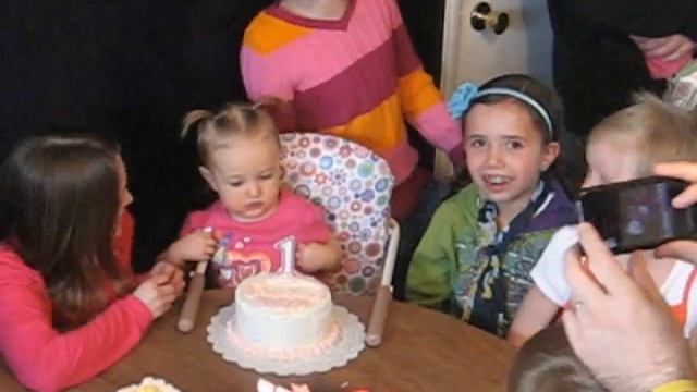 Baby's First Birthday Cake Candle смотреть онлайн