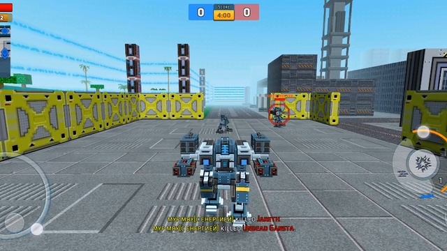 Киборг убийца в блок сити варс!