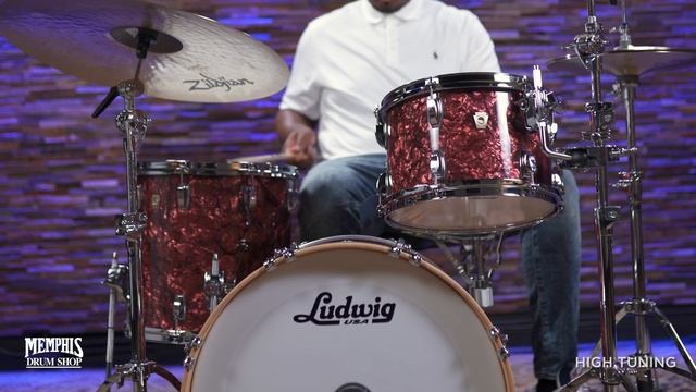 Ludwig Classic Maple Limited Edition Drum Set 20/12/14 - Burgundy Pearl (L84023AXBY) смотреть онлайн