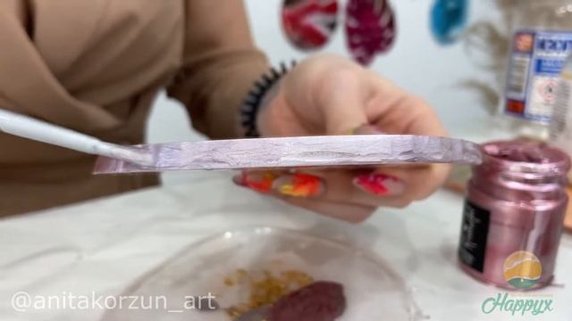 Подстаканники 2.0 от Аниты Корзун. Урок 5. Красим края подстаканников. Золочение краев. смотреть онлайн