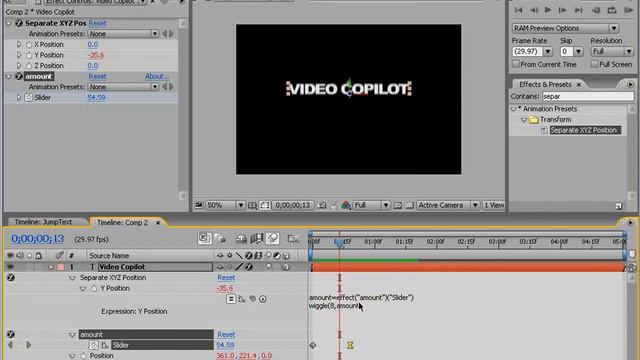 After effects урок 27 Прыгающий текст (Andrew Kramer) смотреть онлайн