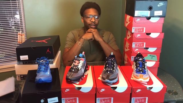 Nike React Element 87 Blue Chill, Knick’s and Black Neptune Green Early look drops 10/10/18 смотреть онлайн