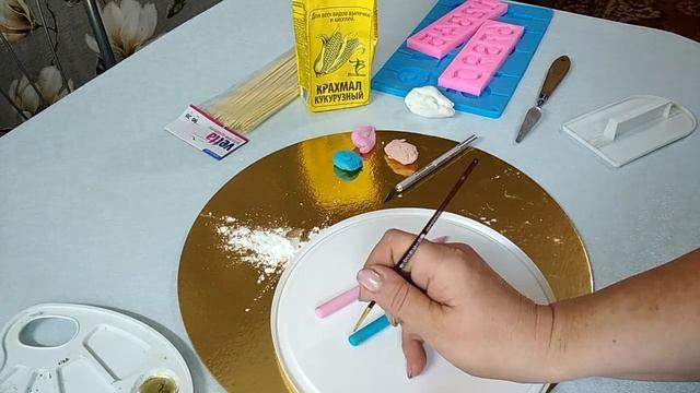 Карандаши и цифры из мастики.( Мастер класс ) смотреть онлайн