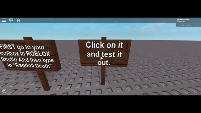 ROBLOX Studio "How To Add A Death Script" смотреть онлайн