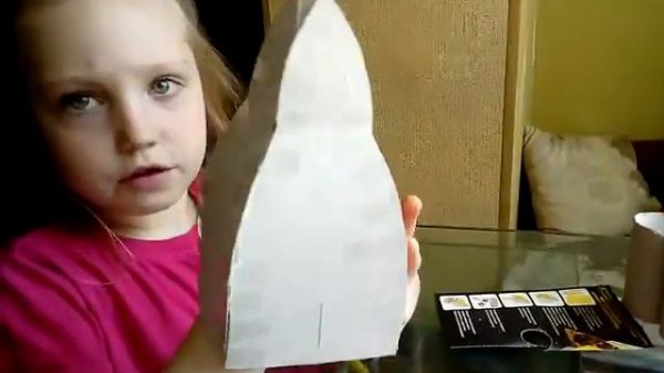 Поделка. Ракета из коробки Несквик.