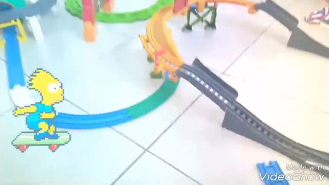 Thomas the tank engine and Bart Simpson смотреть онлайн