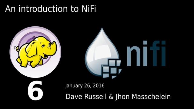 An introduction to NiFi смотреть онлайн